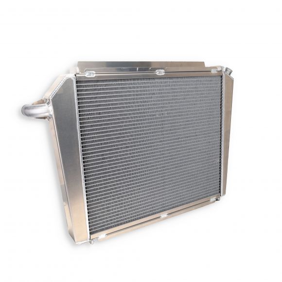 Ron Davis Aluminum Radiator | Auto Trans Cooler, 5.0L Serpentine | 66-77 Ford Bronco